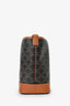 Celine Brown Triomphe Canvas Small Bucket Crossbody Bag