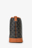 Celine Brown Triomphe Canvas Small Bucket Crossbody Bag