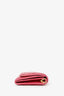 Miu Miu Pink Matelasse Leather Wallet on Chain