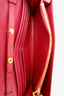 Miu Miu Pink Matelasse Leather Wallet on Chain