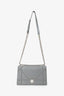 Christian Dior 2015 Grey Grained Leather Medium Diorama Shoulder Bag