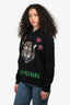 Gucci Black/Multicolour Sequin 'Blind For Love' Hoodie Size S
