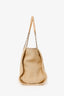 Pre-Loved Chanel™ 2022 Beige Canvas Deauville Small Shopping Tote Bag
