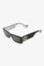 Gucci Black Interlocking GG Rectangle Sunglasses