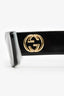 Gucci Black Interlocking GG Rectangle Sunglasses