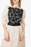 Christian Dior 2012 Runway Beige Silk Midi Dress Size 6