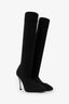 Rene Caovilla Black Knitted Boots Size 37.5