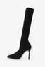 Rene Caovilla Black Knitted Boots Size 37.5