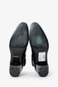 Saint Laurent Black Leather 'Jodhpur' Ankle Boots Size 40.5