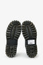 Balenciaga Black Leather 'Strike' Boots Size 38