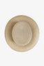 Gucci Beige Straw Bee Detail Papier Hat