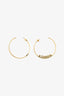 Christian Dior Gold-plated J'ADIOR Hoop Earrings
