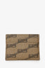 Balenciaga Brown/Black Leather BB Logo Card Case