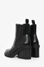 Hermès Black Leather Heeled Boots Size 36