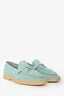 Loro Piana Blue Suede 'Summer Charms' Loafers Size 37