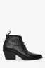 Christian Dior Black/White Western Boots Size 36
