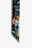 Hermès Blue/Orange Feather Print Silk Twilly