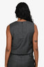 Miu Miu Grey Distressed Hem Logo Vest Est. Size S