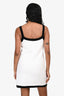 Pre-Loved Chanel™ White/Black 2-Pocket Short Sleeve Dress Size 34