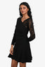 Emilio Pucci Wool Lace Sleeve Asymmetrical Dress Size 4 US
