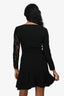 Emilio Pucci Wool Lace Sleeve Asymmetrical Dress Size 4 US