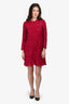 Valentino Pink Lace Mini Dress With Slip Size 6