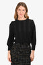 Pre-Loved Chanel™ Black Patterned Top Size 38