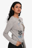 Christian Dior Grey Cashmere/Silk 'La Lune' Sweater Size 2 US