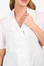 Fendi White Double Breasted Shirt Size 36