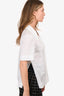 Fendi White Double Breasted Shirt Size 36