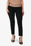 Dolce & Gabbana Black Wool Slim Fitted Pants Size 38
