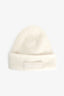 Jacquemus White Alpaca Logo Beanie Size OS
