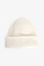 Jacquemus White Alpaca Logo Beanie Size OS