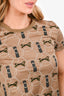 Hermès Brown Cotton 'Promenade du Matin' T-Shirt Size 34