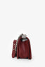 Pre-Loved Chanel™ 2020/21 Burgundy Caviar Chevron Small Boy Bag