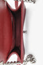 Pre-Loved Chanel™ 2020/21 Burgundy Caviar Chevron Small Boy Bag