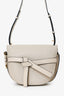 Loewe Light Oat Grained Leather Small Gate Bag