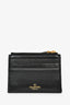 Valentino Black Leather Roman Stud Coin Pouch