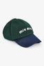 Miu Miu 2024 Green/Blue Logo Baseball Hat Size M