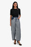 MM6 Maison Margiela 2021 Blue Denim 'Inside Out' Jeans Size 36