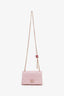 Pre-Loved Chanel™ 24A Light Pink Quilted Lambskin Small CC Enamel Flap Bag