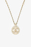 Pre-Loved Chanel™ 17A Pearl CC Round Pendant Necklace