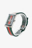 Gucci Green/Red Web G-Frame 21mm Watch