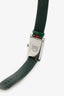 Gucci Green/Red Web G-Frame 21mm Watch