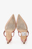 Manolo Blahnik Pink Velvet Crystal Embellishments Lurum Mules Size 36