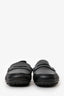 Gucci Black Leather Web Loafers Size 6.5 Mens