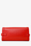 Balmain Red Leather B-Buzz Pouch 23 Crossbody Bag