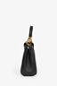 Fendi Black Leather Micro Peekaboo Top Handle Bag with Strap
