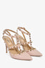 Valentino Blush Pink Cage Rockstud Heels Size 38