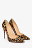 Christian Louboutin Leopard Print Patent Heels Size 37.5